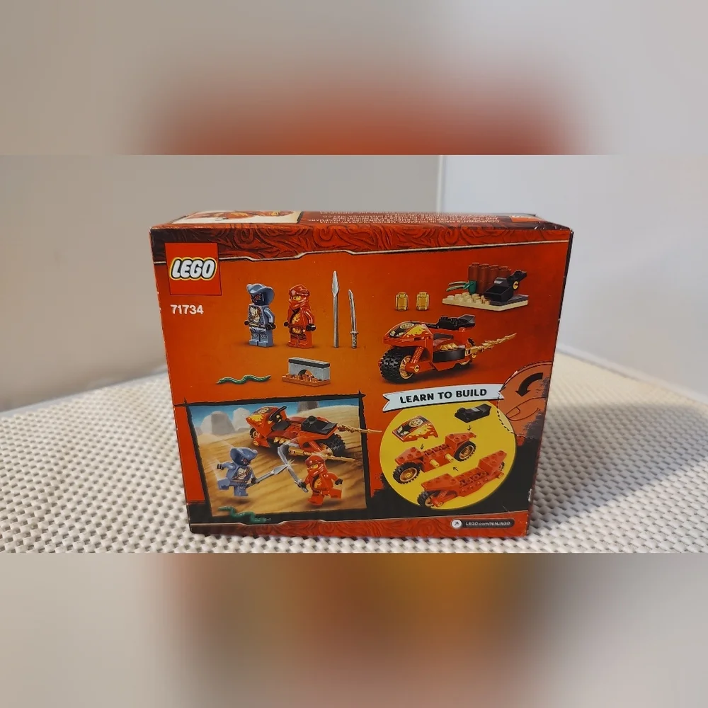 Lego Ninjago 71734 Kai's Blade Cycle Building Toy Set NWT